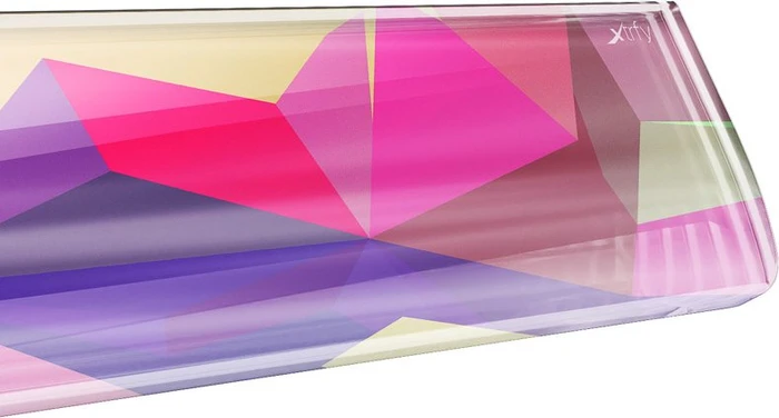 Cherry Xtrfy WR5 Litus Pink Compact Wrist Rest, transparent/violett/orange/rosa
