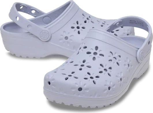 Crocs Classic Floral Cut-Out purple moon