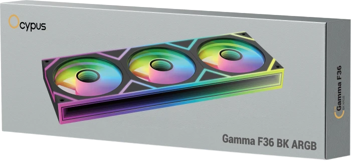 Ocypus Gamma F36 BK ARGB, schwarz, 3x 120mm