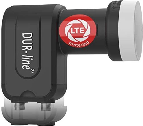 Dura-Sat Dur-line Ultra Twin LNB schwarz/weiß