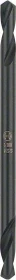 Bosch Professional HSS-G Doppelendbohrer, 3.1x11x49mm, 10 Stück