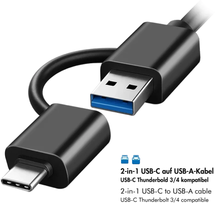 LogiLink Dual Dockingstation, 2.5"/3.5", USB-C 3.0