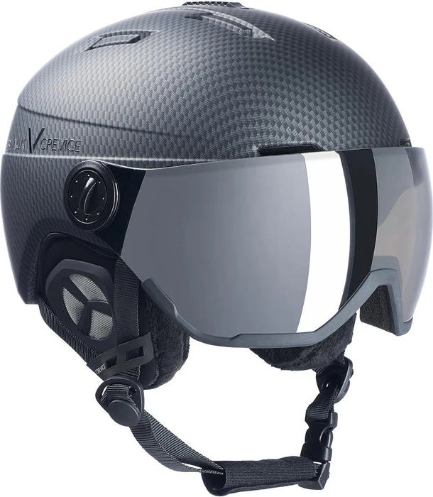 Black Crevice Calgary Helm carbon schwarz matt/silber