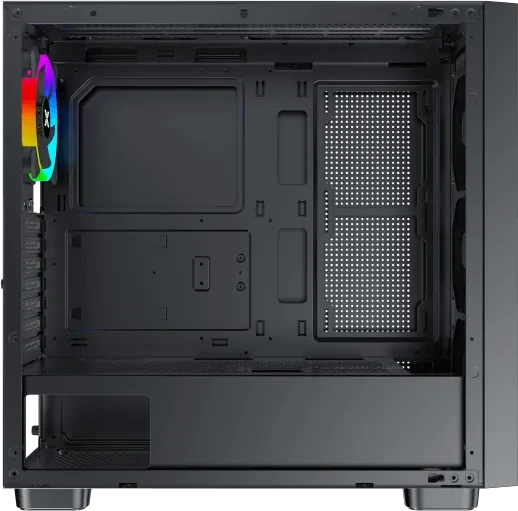 Xigmatek Gaming G Pro, schwarz, Glasfenster