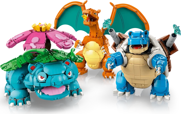 LEGO Pokémon - Bisaflor, Glurak und Turtok