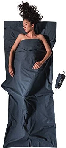 Cocoon TravelSheet Bio Baumwolle Hüttenschlafsack heather grey