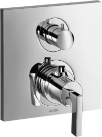 Hansgrohe Axor Citterio Thermostat mit Absperrventil und Hebelgriff chrom