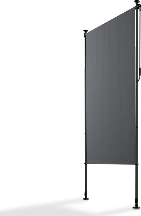 Juskys Barbados Senkrechtmarkise 120x316cm grau
