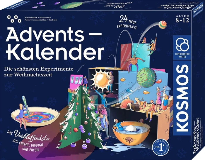 Kosmos Adventskalender - Die schönsten Experimente zur Weihnachtszeit 2023