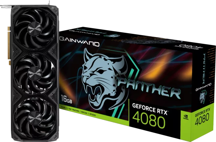Gainward GeForce RTX 4080 Panther, 16GB GDDR6X, HDMI, 3x DP