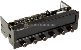 Lamptron FC5 V3, 5.25" Lüftersteuerung, 6-Kanal, schwarz