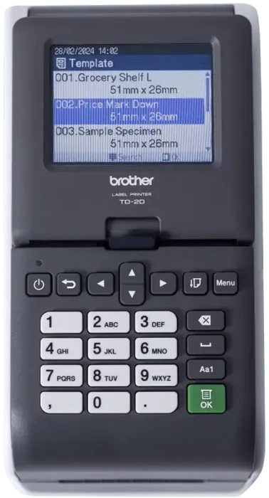 Brother TD-2320DSA300, deutsch, Thermodirekt