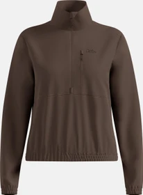 Odlo Classic Essentials Multisport Midlayer Half Zip Funktionsshirt langarm brown granite (Damen)