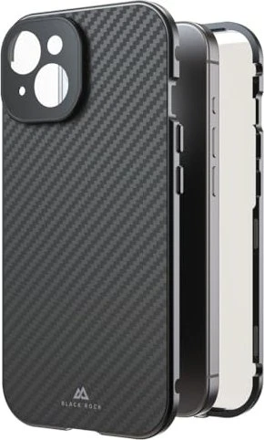 Black Rock 360° Glass Case für Apple iPhone 15
