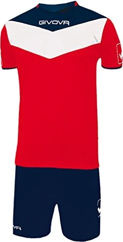 Givova Kit Campo Set rot/navy