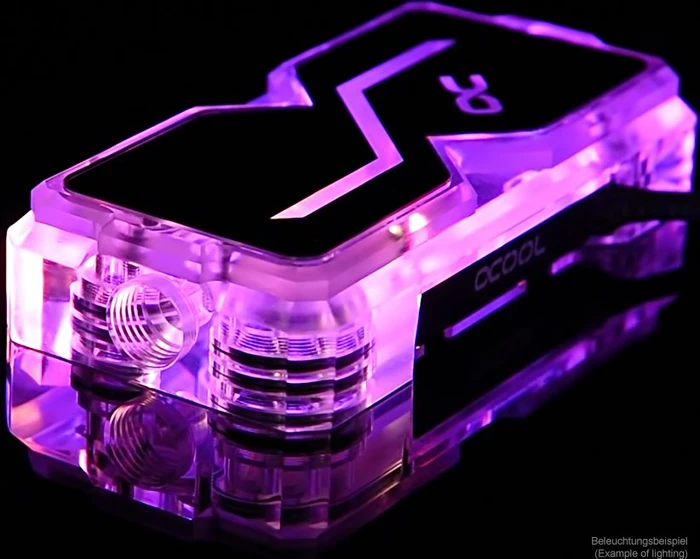 Alphacool GPX SLI Connector Dual ARGB X4 - 4-Slot, Acryl, Acetal