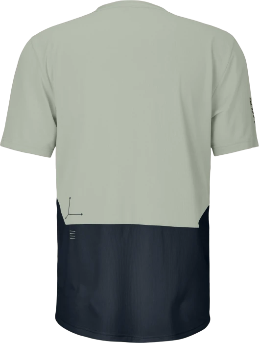Scott Vertic Zip Trikot kurzarm spray grey/dark blue (Herren)