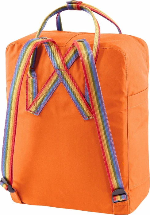 Fjällräven Kanken Rainbow burnt orange/rainbow pattern