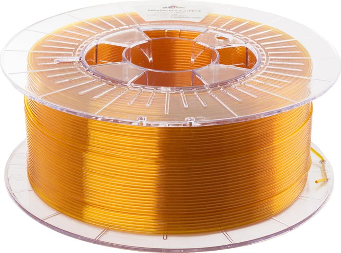 Spectrum PETG, transparent yellow, Spule, 1.75mm, 1.00kg