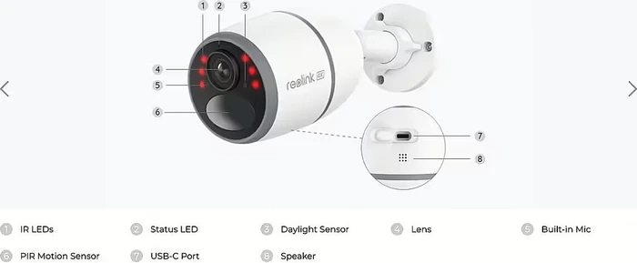 Reolink Go Ultra 4G/LTE, Serie G340, inkl. Solarpanel