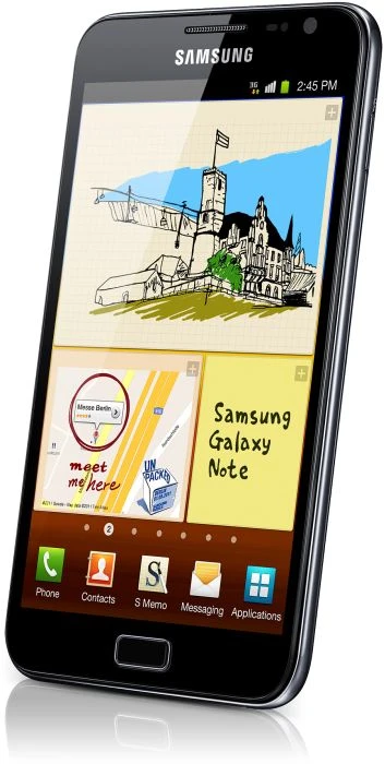 Samsung Galaxy Note N7000 16GB schwarz/blau