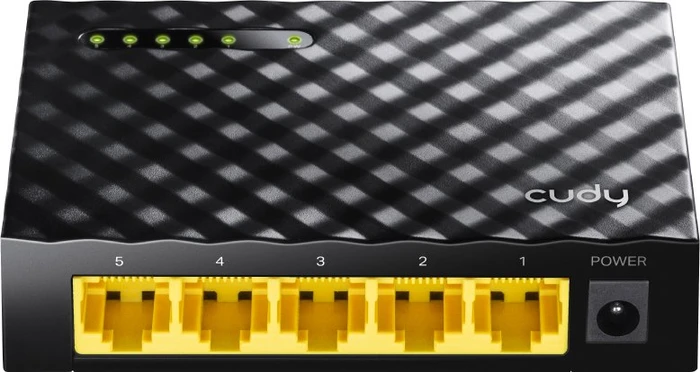 Cudy GS100 Series Desktop Gigabit Switch, 5x RJ-45
