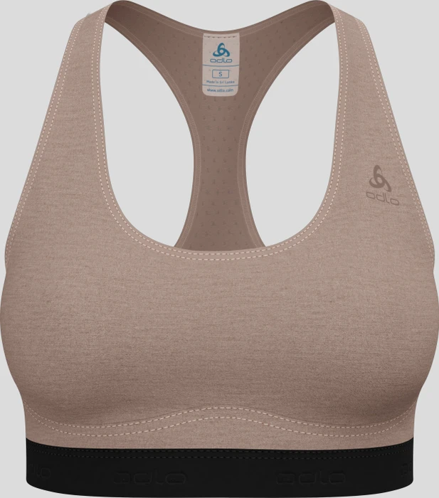 Odlo Ascent Performance Wool Medium Sport-BH cinder/black (Damen)