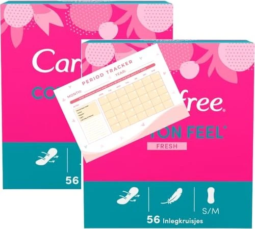 Carefree Cotton Feel Normal Frischeduft, 56 Stück
