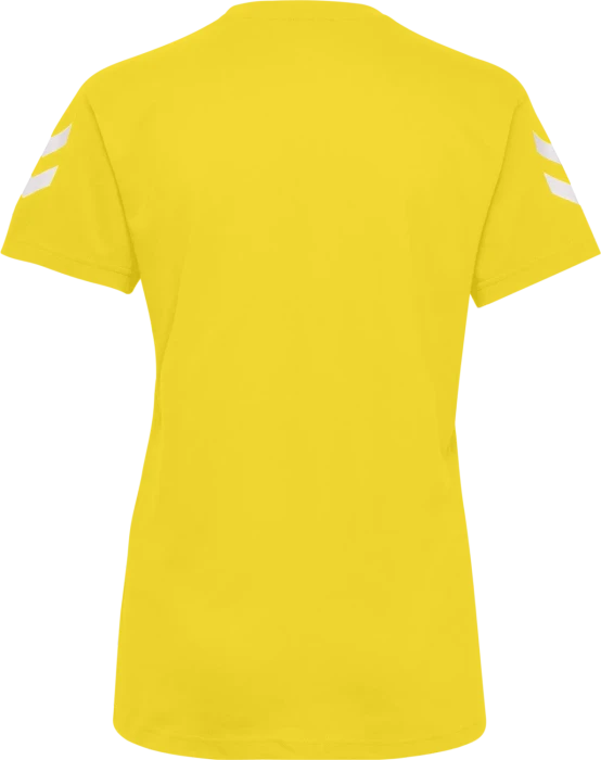 hummel GO Cotton T-Shirt kurzarm sports yellow