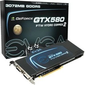 EVGA GeForce GTX 580 Hydro Copper 2, 3GB GDDR5, 2x DVI, Mini HDMI