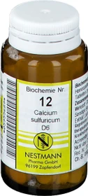 Nestmann Biochemie 12 Calcium sulfuricum D6 Tabletten, 100 Stück