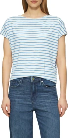 s.Oliver Viskosestretch Relaxed Fit T-Shirt kurzarm royalblau (Damen)