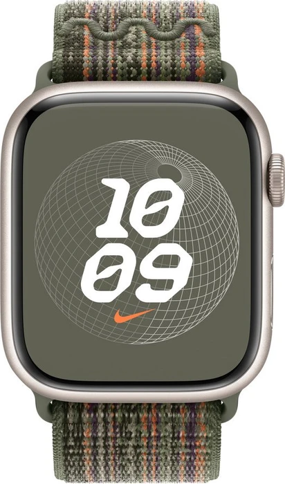 Apple Nike Sport Loop für Apple Watch 45mm Sequoia/orange