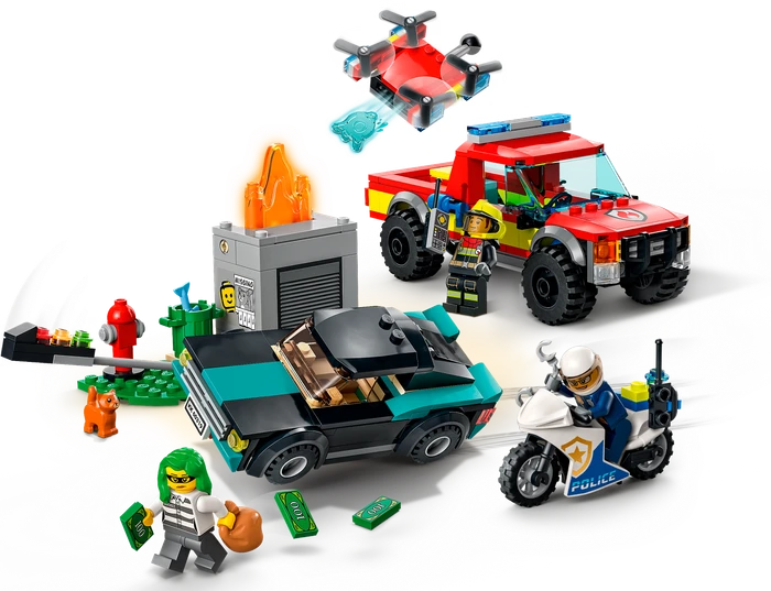 LEGO City - Löscheinsatz und Verfolgungsjagd