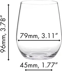 Riedel The O Wine Tumbler Viognier/Chardonnayglas, 6 Stück