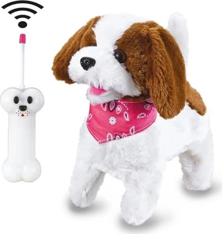 Jamara Lucky RC Plüschhund weiß/braun