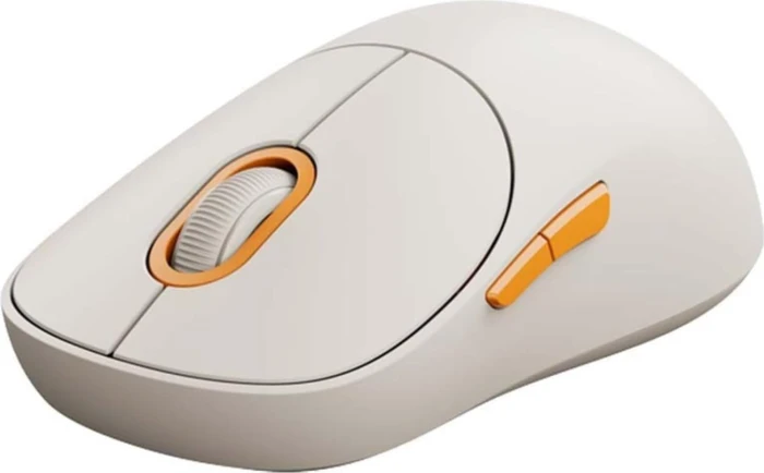 Xiaomi Wireless Mouse 3, weiß/gelb, USB/Bluetooth