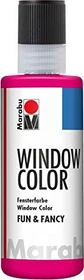 Marabu Window Color fun & fancy Malfarbe Glas/Porzellan, himbeere, 80ml