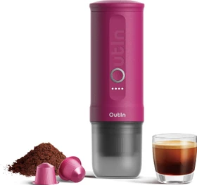 Outin Nano Portable Espresso Maschine Kaffeemaschine crimson red