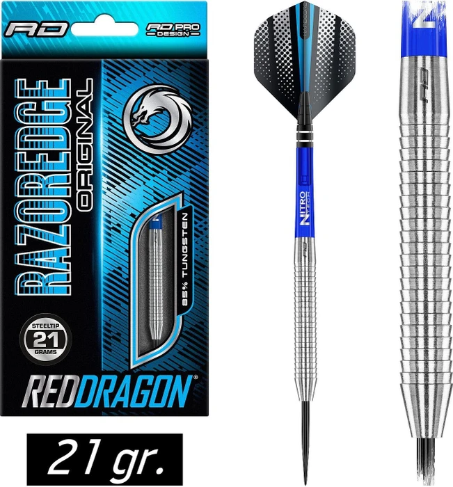 Red Dragon Razor Edge Original Steeltip Dartpfeil Set 21g