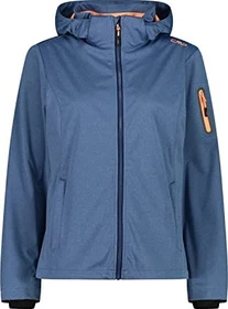 CMP Zip Hood Softshell Funktionsjacke dusty blue mel (Damen)