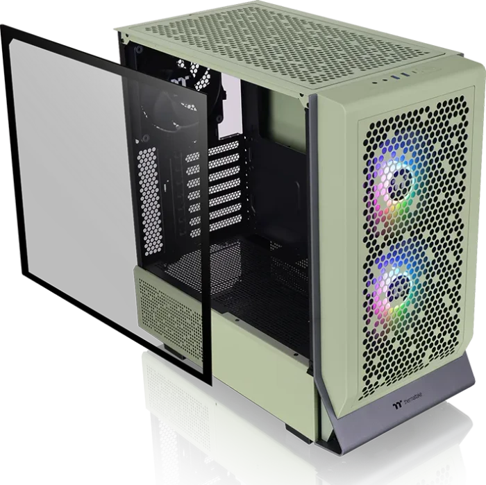 Thermaltake Ceres 300 TG ARGB Matcha Green, grün, Glasfenster