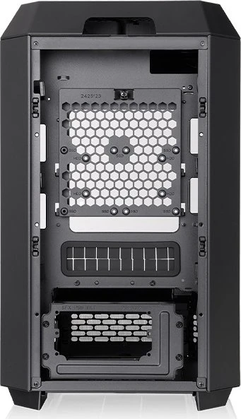 Thermaltake The Tower 250 Black, schwarz, Glasfenster, Mini-ITX