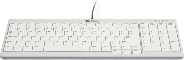 BakkerElkhuizen UltraBoard 960 V2 Standard Compact, weiß/grau, USB, UK