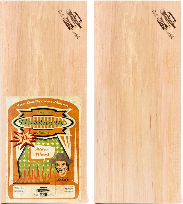 Axtschlag Holzplanke
