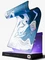 Nyfter Nyfpad XXL Liquid Premium Gaming Mousepad, 900x500mm, Design weiß/blau Vorschaubild