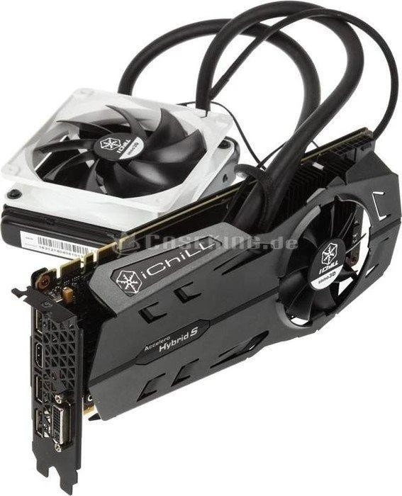 INNO3D GeForce GTX Titan X iCHILL Black Accelero Hybrid S, 12GB GDDR5, DVI, HDMI, 3x DP