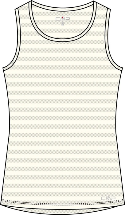 CMP Unlimitech Mesh Tanktop Funktionsshirt ärmellos weiß (Damen)