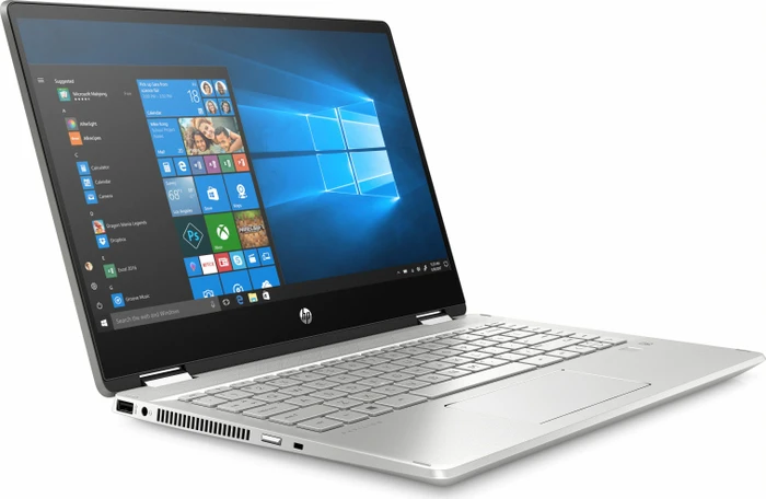 HP Pavilion x360 14-dh0220ng, Mineral Silver/Natural Silver, Core i5-8265U, 8GB RAM, 256GB SSD, DE