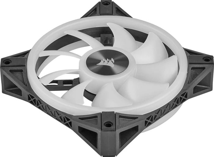 Corsair QL Series iCUE QL120 RGB PWM Triple Fan Kit, schwarz, LED-Steuerung, 120mm, 3er-Pack